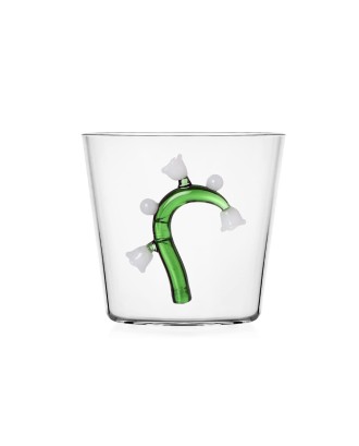 Pahar pentru apa, White Flower, 8 cm, Botanica - designer Alessandra Baldereschi - ICHENDORF